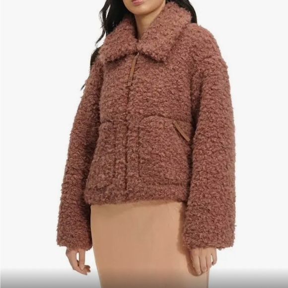 Women’s UGG Maeve Sherpa Jacket NEW - Picture 2 of 5